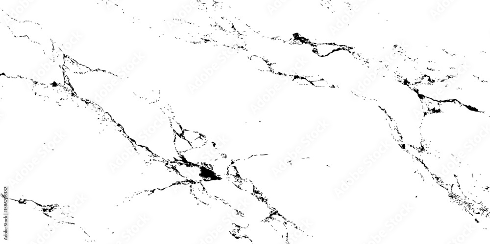 Obraz premium Elegant white marble texture with intricate black veins, creating a sophisticated and natural stone pattern. Ideal for luxury backgrounds, interior surfaces, branding, and modern graphic designs.