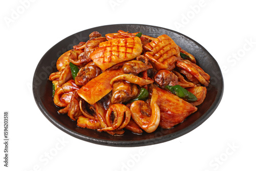 Ojingeo Bokkeum – Spicy Stir-fried Squid