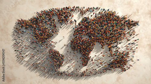 Global Population World Map View