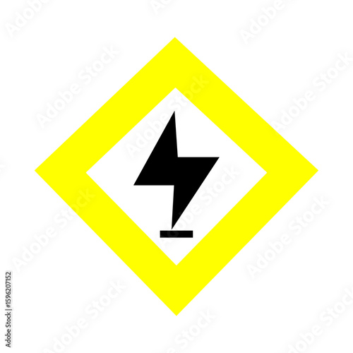 high voltage danger caution sign vector Free Download high voltage danger caution sign vector - GFXLoad
