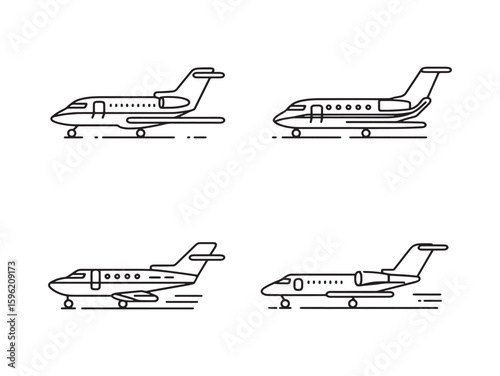 Private jet elegance in sleek design