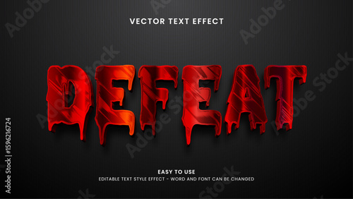 defeat editable text effect