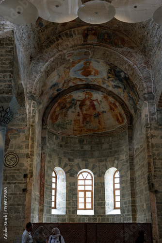 Fresco details from Hagia Sophia Church, Trabzon, Turkey