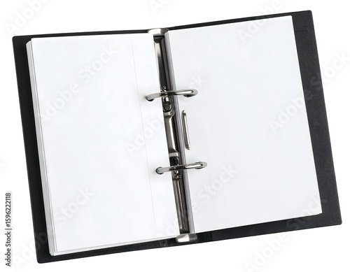 Wallpaper Mural A professional open ring binder with pristine blank sheets awaits important documents and creative ideas. Torontodigital.ca