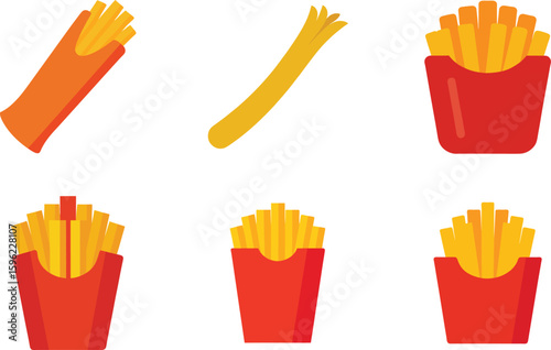 French Fry Vector Illustration
