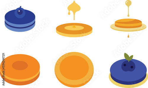 Pancake Vector Illustration