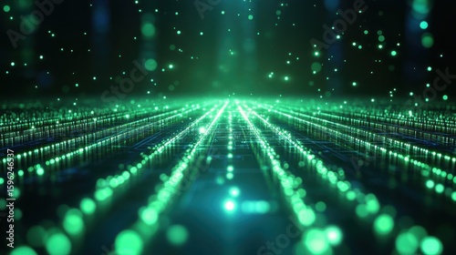 Futuristic digital pathway