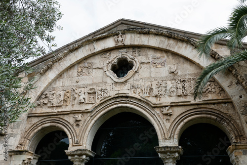 Fresco details from Hagia Sophia Church, Trabzon, Turkey