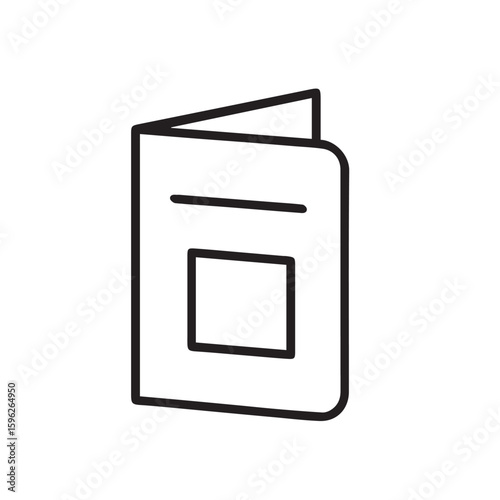 Catalogue icon set and art vector illustration