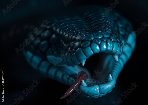 Elegant Snake Captured in Motion