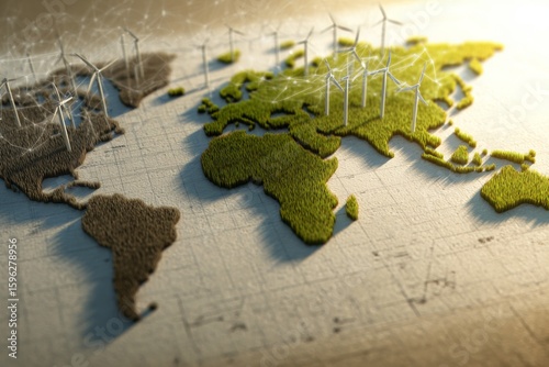 Conceptual energy art: bridging traditional and renewable worlds. Futuristic pipelines. Russia's strategic gas supply shift: strengthening ties with china. Energy collaboration.