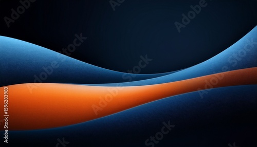 grainy blue orange black background abstract color gradient wave shape noise texture poster header banner wallpaper cover design