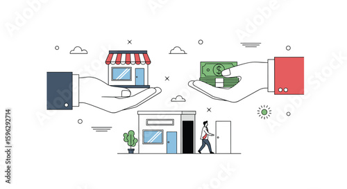 Facilitating business transactions and customer engagement through digital platforms connecting stores and buyers