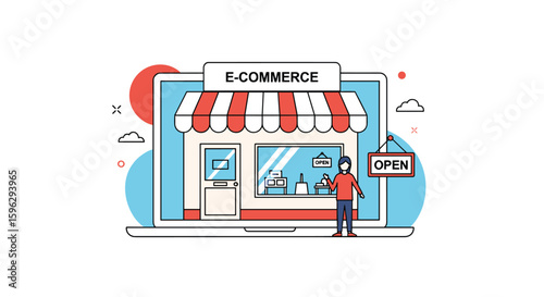 Digital shopping experience enhancing online retail operations through innovative e-commerce solutions
