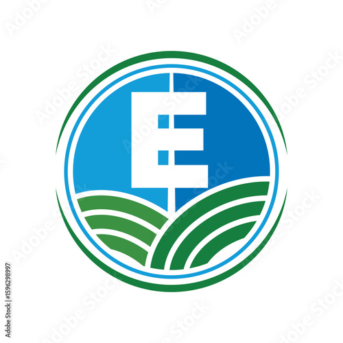 E Letter With Agriculture Firm Logo