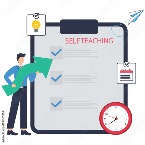 Teaching Effectiveness Self-Assessment Illustration