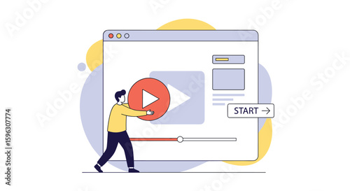 Engaging video content creation and playback experience for online platforms