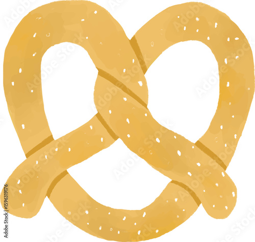 pretzel illustration