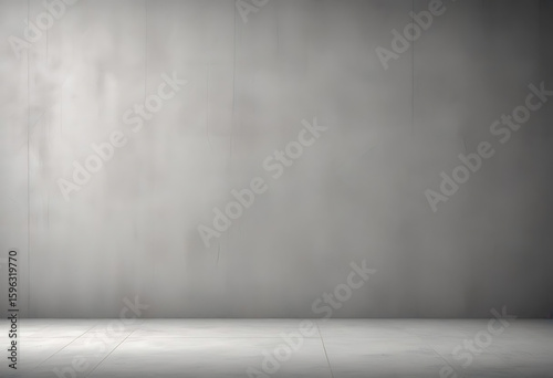 Concrete wall with smooth texture and minimal lighting