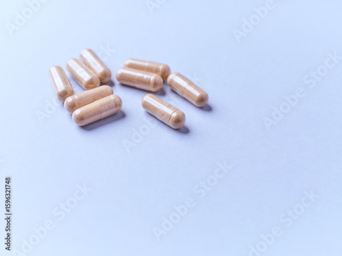 Konstfotografi Lutein capsules