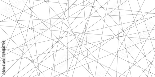 abstract black lines with white background.Creative and geometric shape with white luxury pattern and paper texture design in illustration with white line background.	