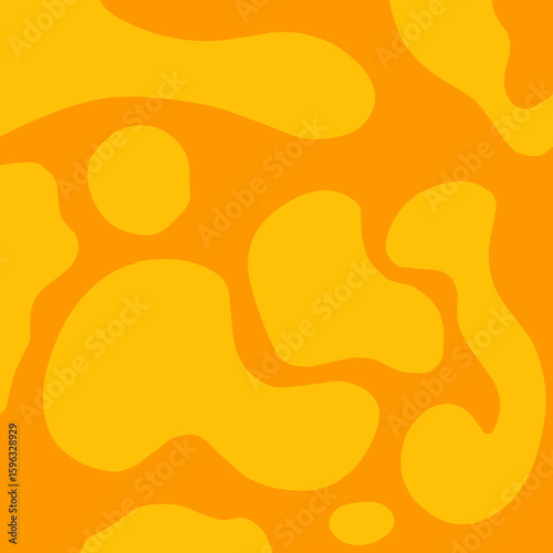 abstract background with orange flames. Lava slime blob. Melted cheese slime blob wallpaper seamless	
