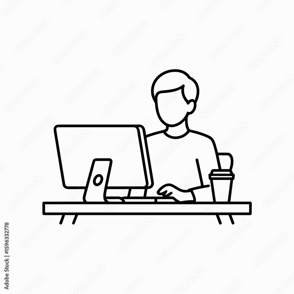 man working on laptop man working on laptop