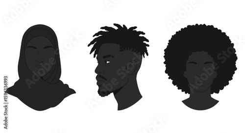 Inclusive Representation of Different Hair and Culture Icons