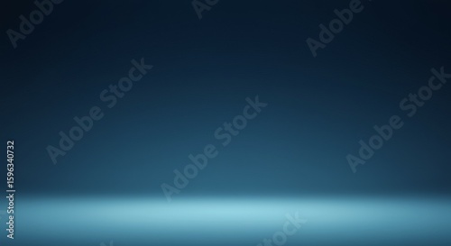 Simple Dark Blue Studio Background for Product Display or Portrait
