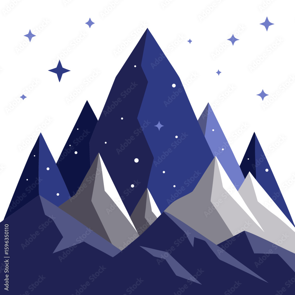 Fototapeta premium winter mountain landscape