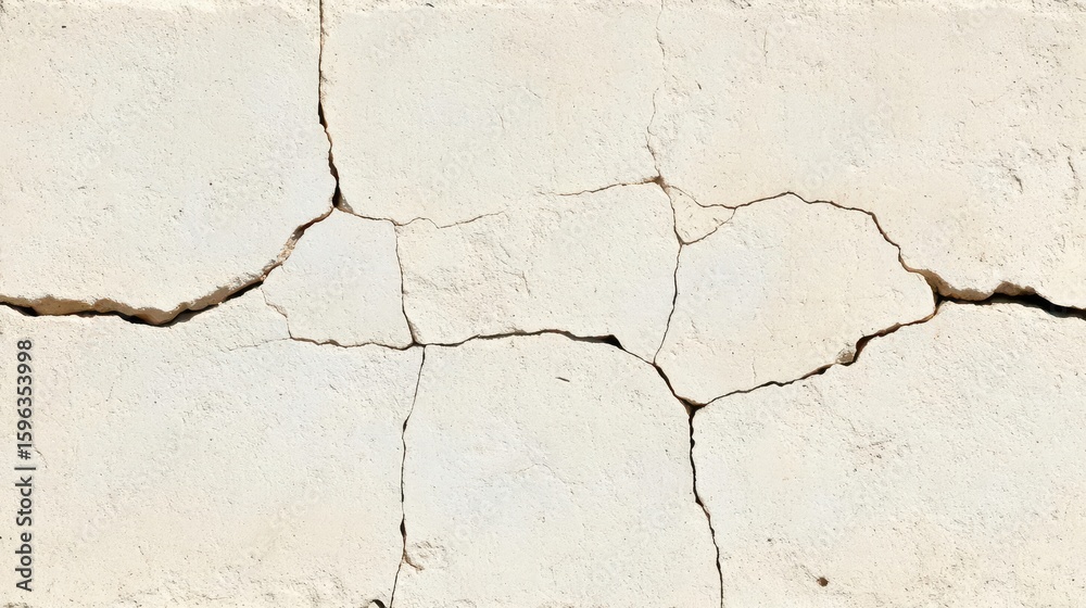 Obraz premium Cracked Wall Texture: Seamless Background