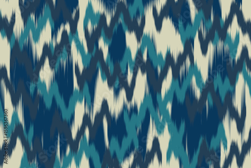 Uzbekistan ikat pattern. Uzbekistan ikat abstract ethnic design. Uzbekistan pattern design for background, wallpaper, textile, art, clothing, wrapping paper, Uzbek style, Uzbek fabric