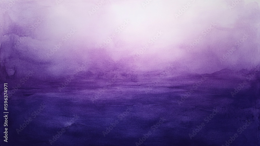 Fototapeta premium Tranquil Abstract Landscape with Purple and Lavender Tones