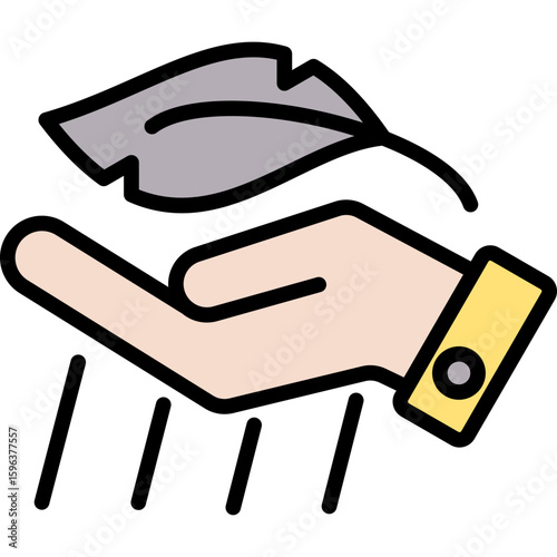 Sensitive lineal color icon