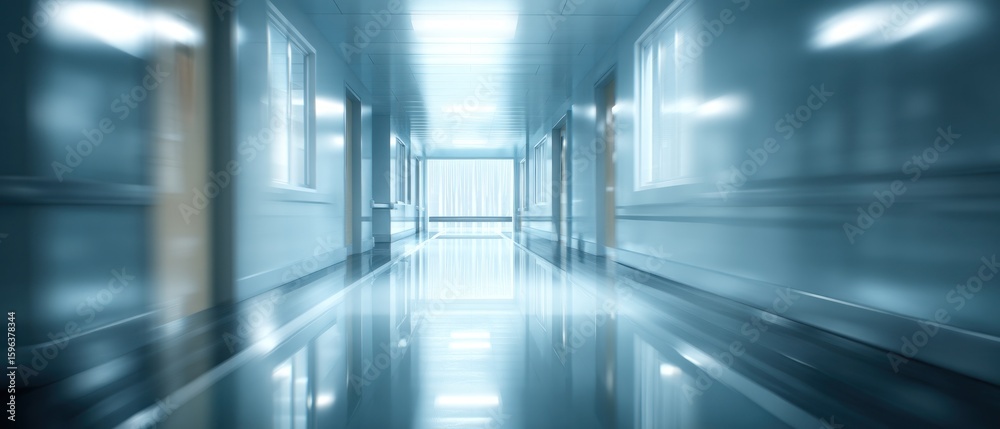 Fototapeta premium Empty hospital corridor