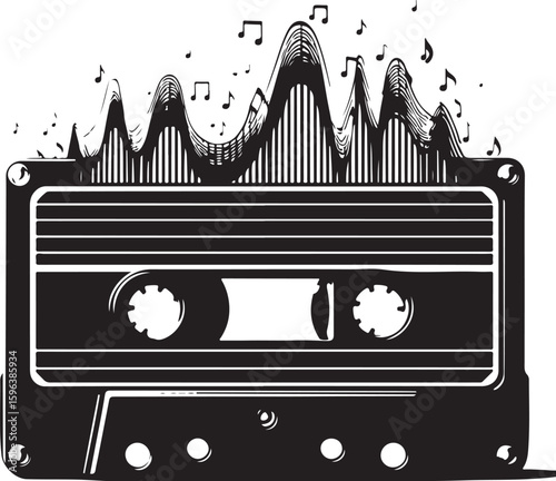 Clean and versatile vector graphic design with a broad spectrum of colors and classic typography elements