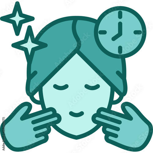 Anti Aging solid icon