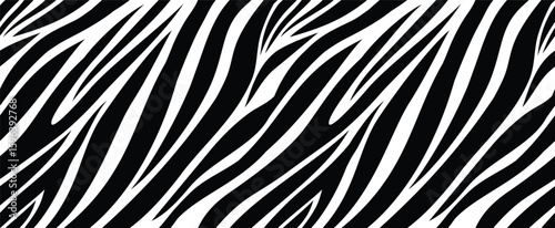zebra skin pattern animal print black white stripes background