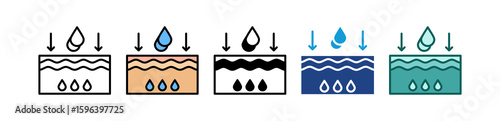 Hydration multiple icon