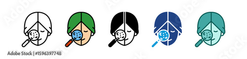Redness multiple icon