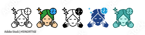 Anti Aging multiple icon