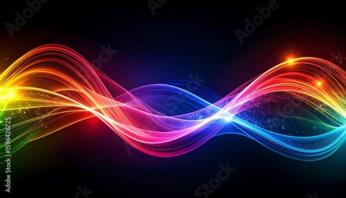 Abstract rainbow waves