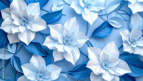 Floral art, paper flowers