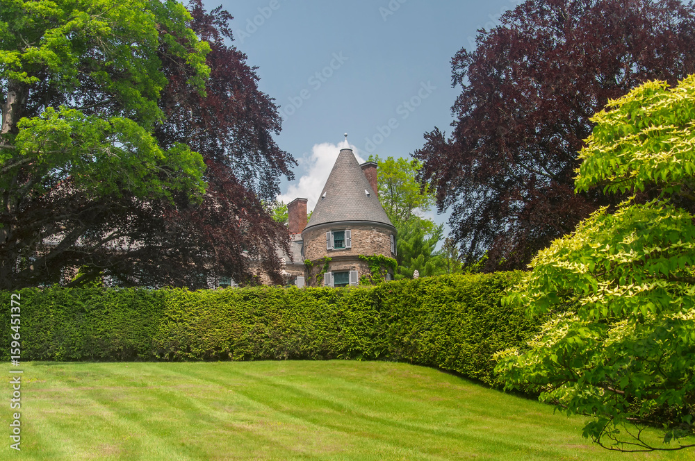 Obraz premium Grey Towers, national historic site, manicured property