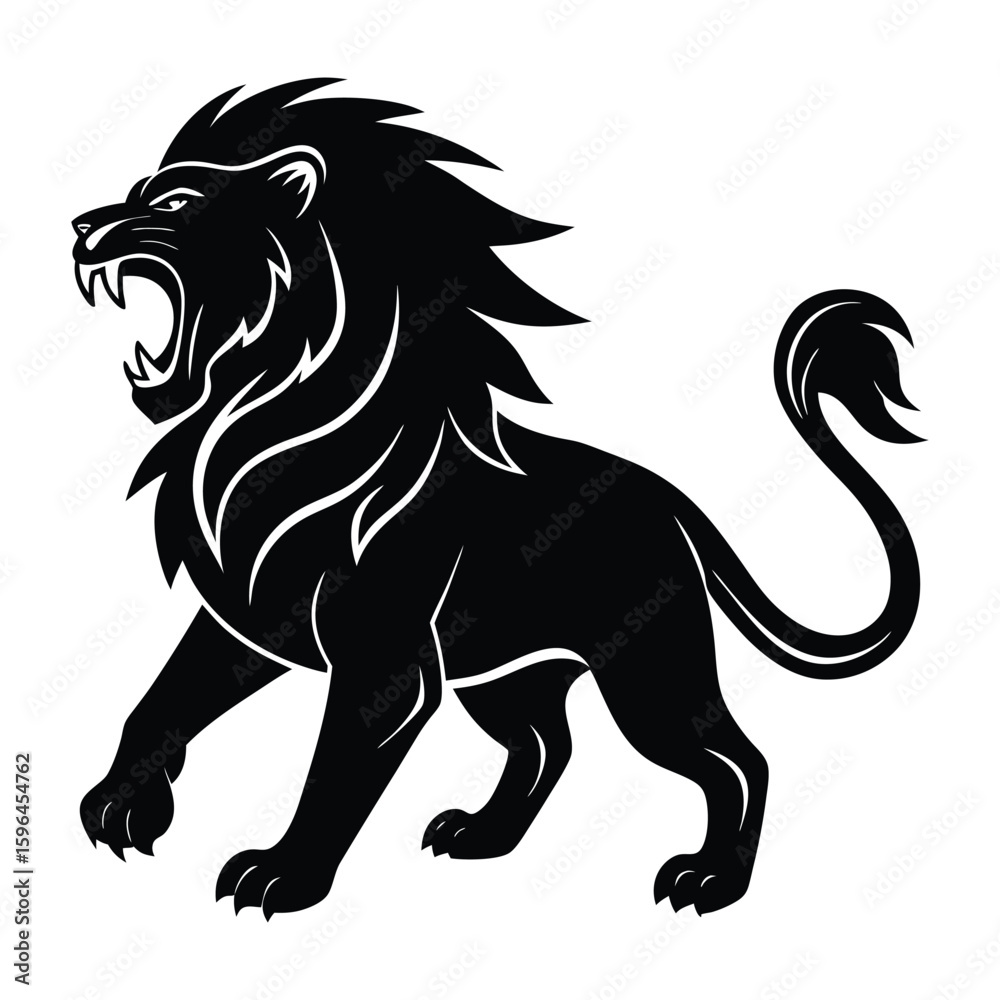 Fototapeta premium lion vector illustration