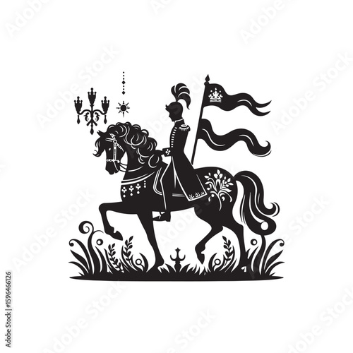 Prince with horse Vector (1).eps