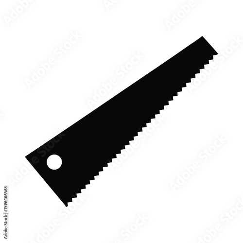Hand Saw Tool Silhouette for Woodworking