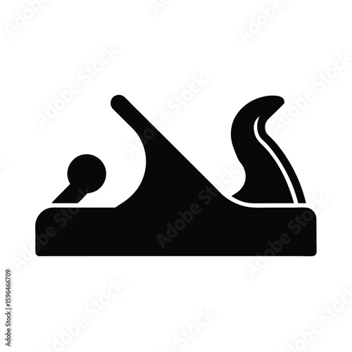  Wood Hand Planer Silhouette Icon