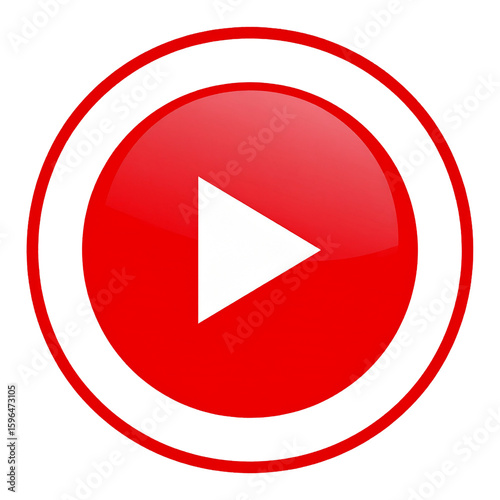 Flat Play Button Icon in Bold Red, Transparent PNG Free Download Flat Play Button Icon in Bold Red, Transparent PNG - GFXLoad
