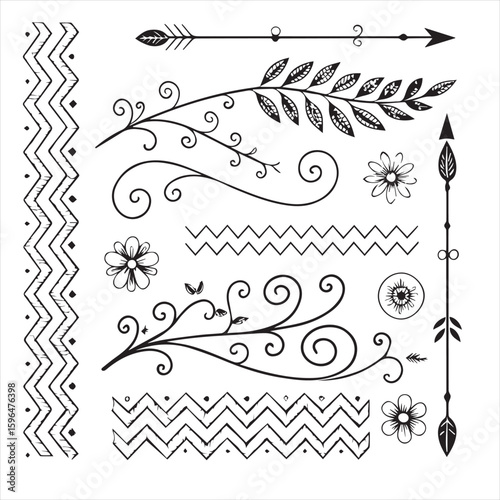 elegant decorative dividers ornate line separator 